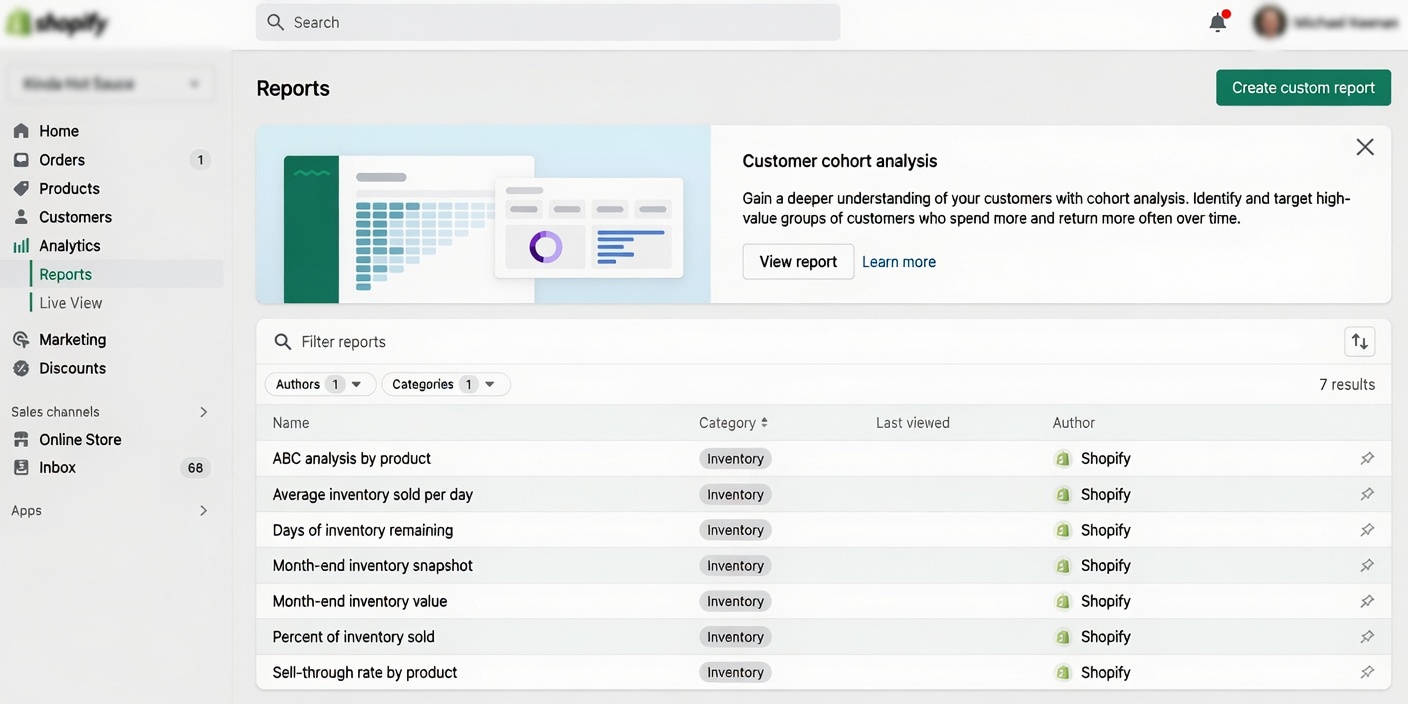 Custom Reports